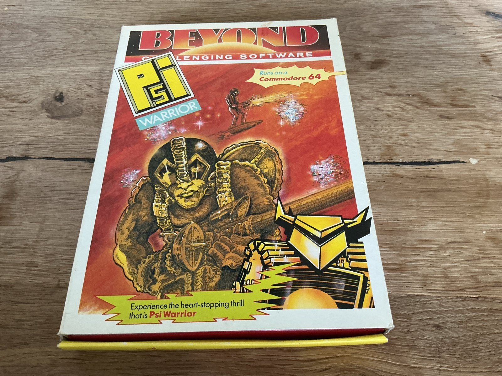 Beyond Psi Warrior Commodore 64 - Vintage Game, Avontuur en Actie, Gebruikt, 1 speler, Ophalen of Verzenden