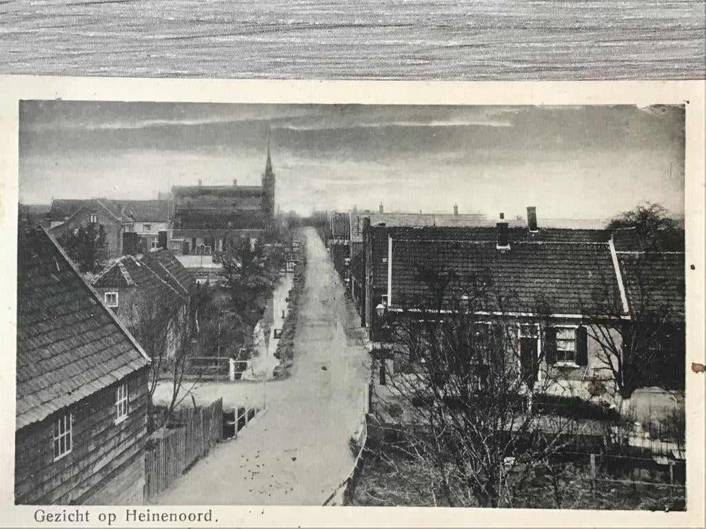Heinenoord Gezicht op 1928, Verzenden, 1920 tot 1940, Gelopen, Zuid-Holland