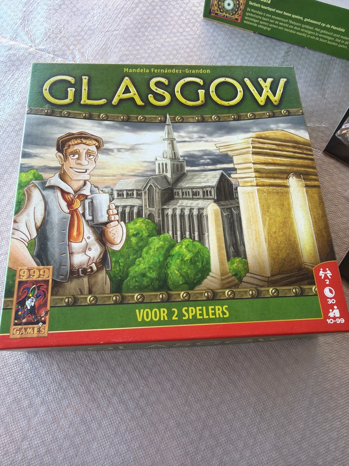 Glasgow bordspel - Strategisch spel voor 2 spelers, Een of twee spelers, Ophalen of Verzenden, Zo goed als nieuw