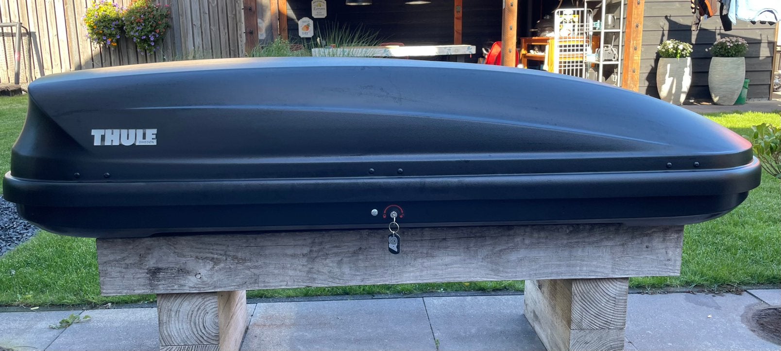 TE HUUR – Thule Pacific L 780 dakkoffer 420 liter, Auto diversen, Ophalen, Zo goed als nieuw