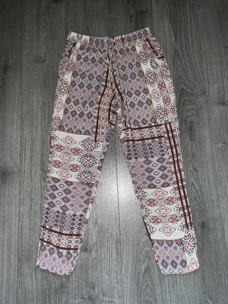 Only dames boho Ibiza chino broek – maat 38, Maat 38/40 (M), Only, Beige, Ophalen of Verzenden