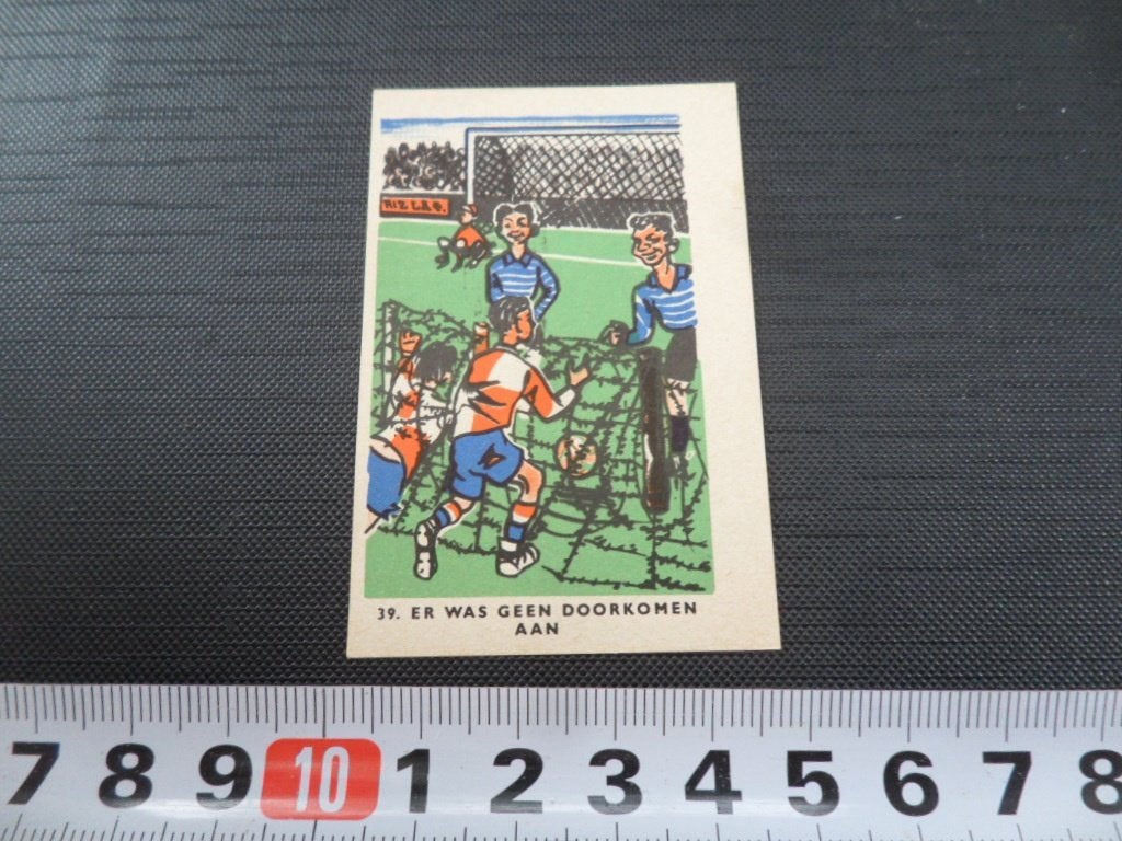 sticker plaatje strip voetbal spreekwoord RIZLA #39, Ophalen of Verzenden, Zo goed als nieuw