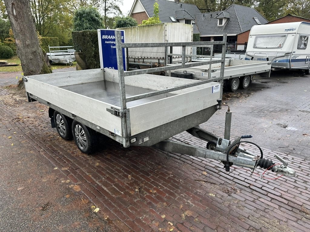 Hapert AL tandemasser plateauwagen 2.0T 335x180cm 1.750,- ex, Gebruikt