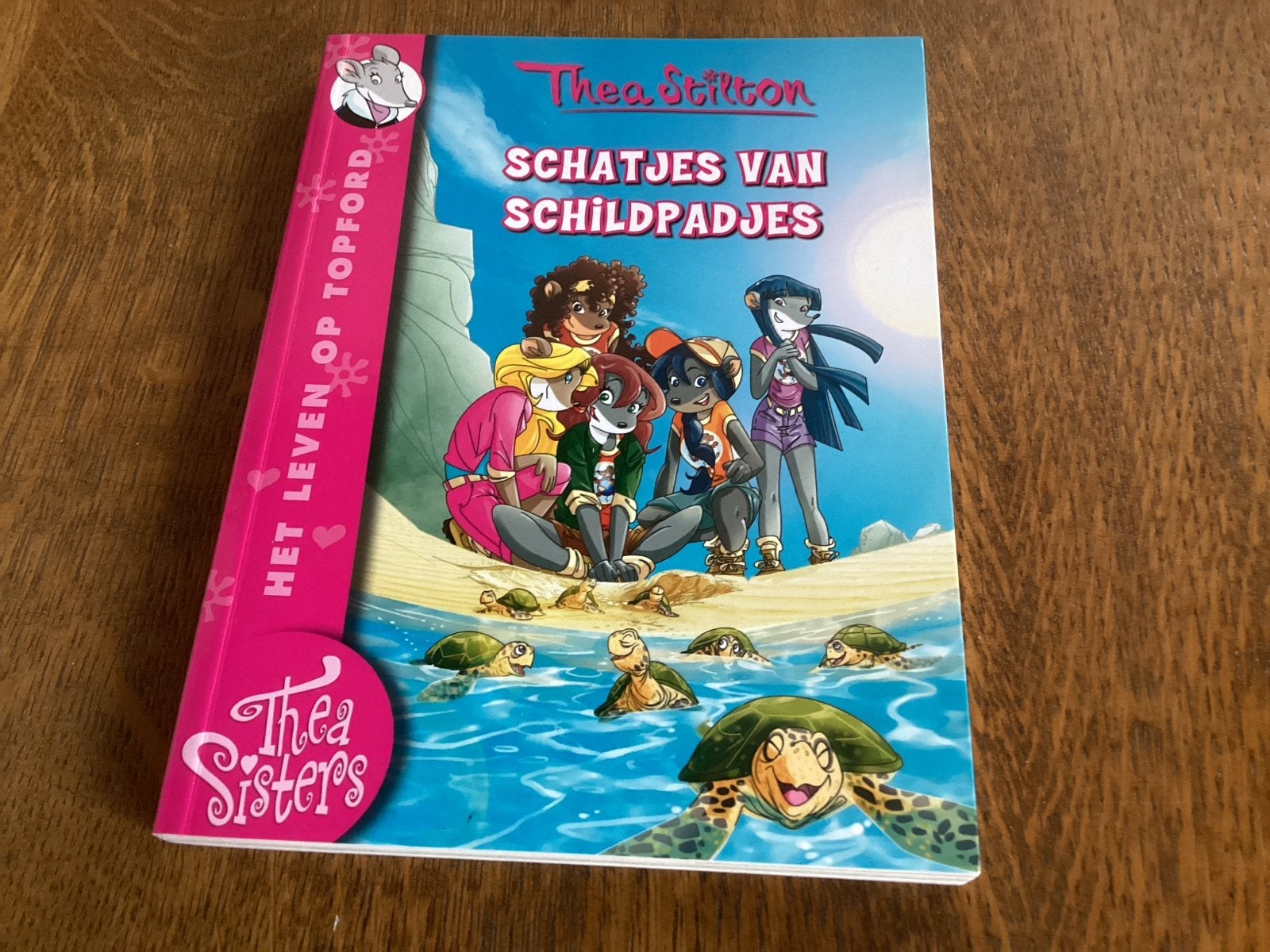 Thea Stilton - Schatjes van Schildpadjes, Boeken, Ophalen of Verzenden, Zo goed als nieuw, Fictie algemeen