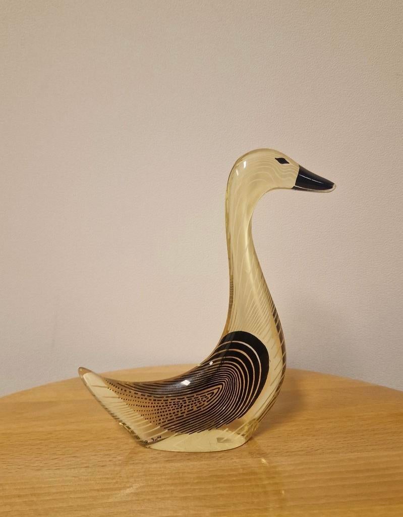 Vintage moderne gans lucite Abraham Palatnik, Antiek en Kunst, Ophalen of Verzenden