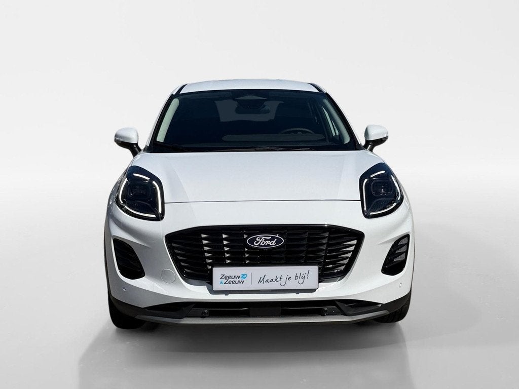 Ford Puma 1.0 EcoBoost Hybrid Titanium 125PK | Uit Voorraad, Voorwielaandrijving, 12 maanden, Puma, Wit