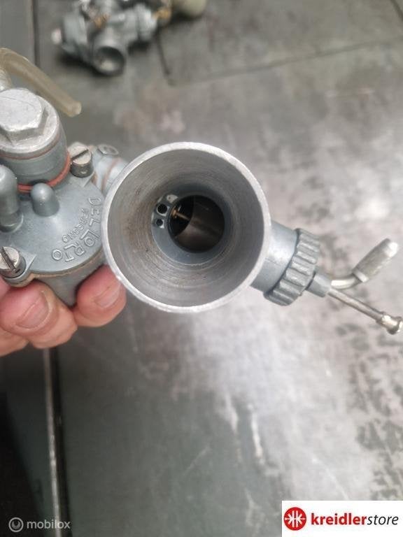 Dellorto UB22S valstroom carburateur geheel compleet, Dellorto, Ophalen of Verzenden, Dellorto, Gebruikt