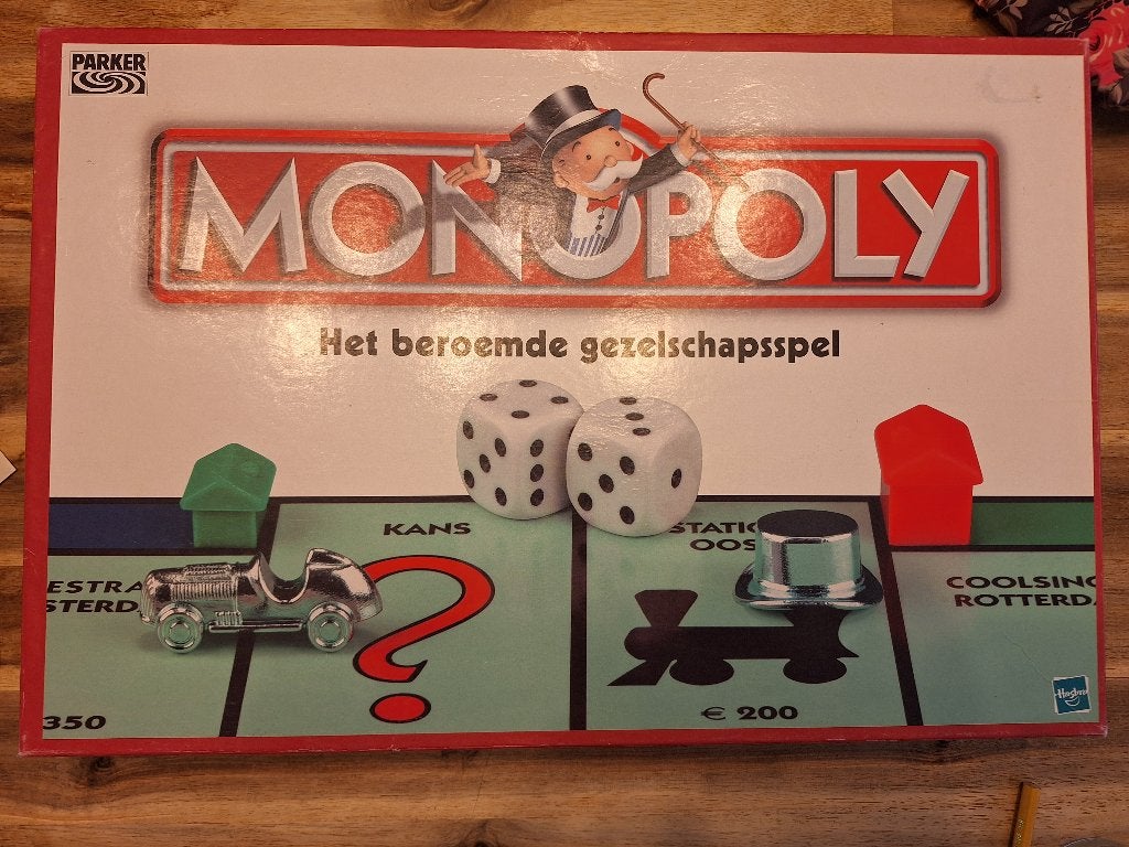 Monopoly: Het beroemde gezelschapsspel, Vijf spelers of meer, Ophalen of Verzenden, Gebruikt, Parker