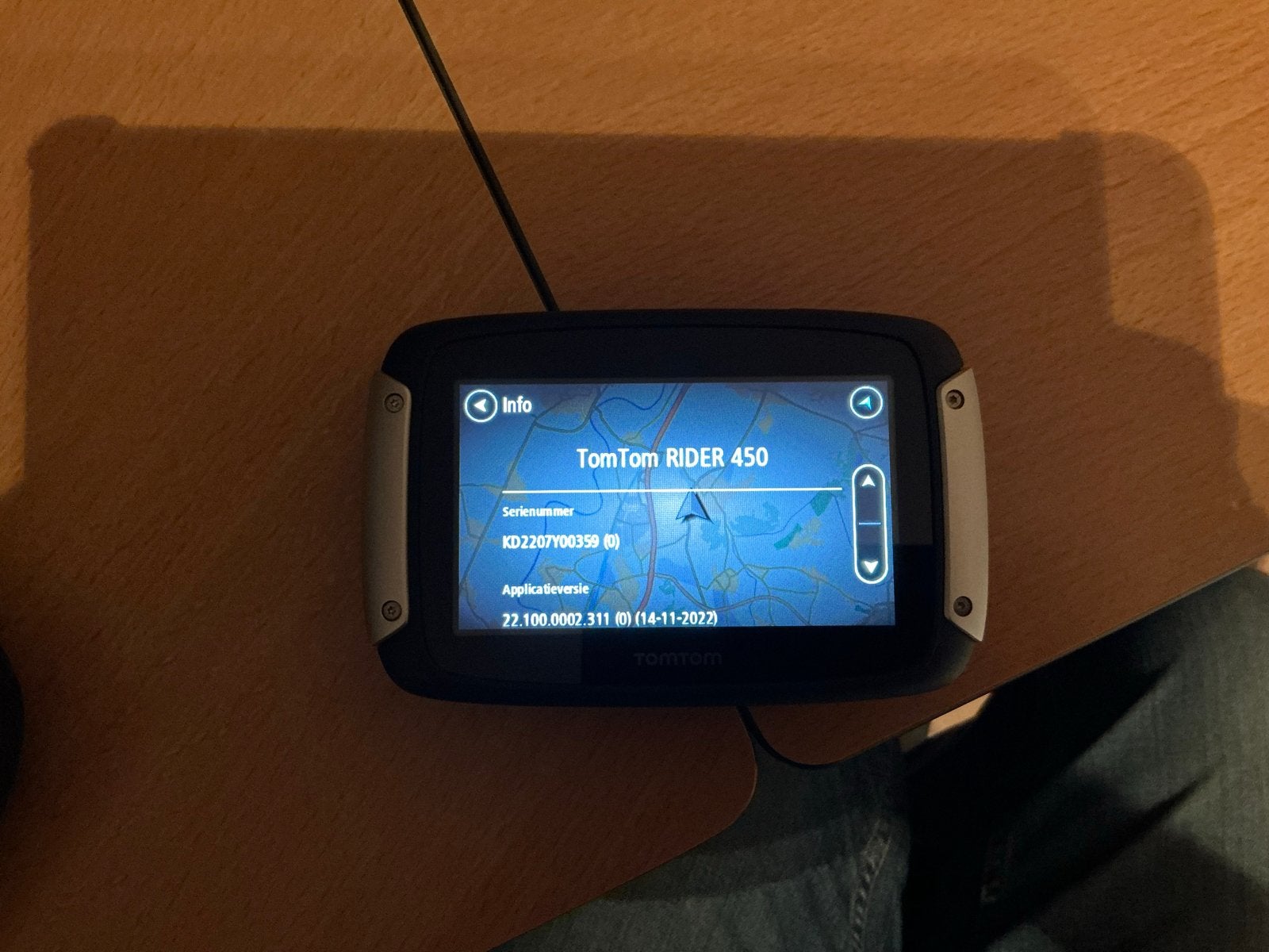TomTom Rider 450 motorfiets navigatiesysteem, Ophalen of Verzenden, Gebruikt