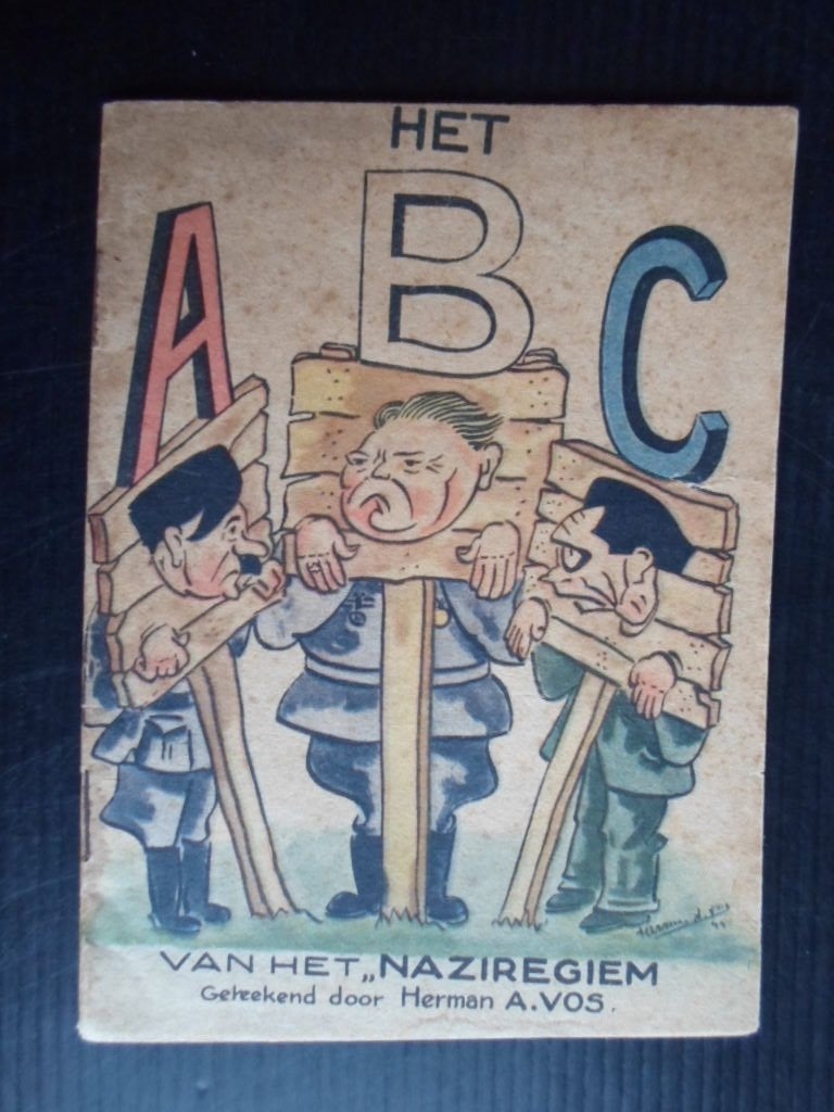 Het ABC van het Naziregiem, 1944, Ophalen of Verzenden, Overige soorten, Nederland, Boek of Tijdschrift