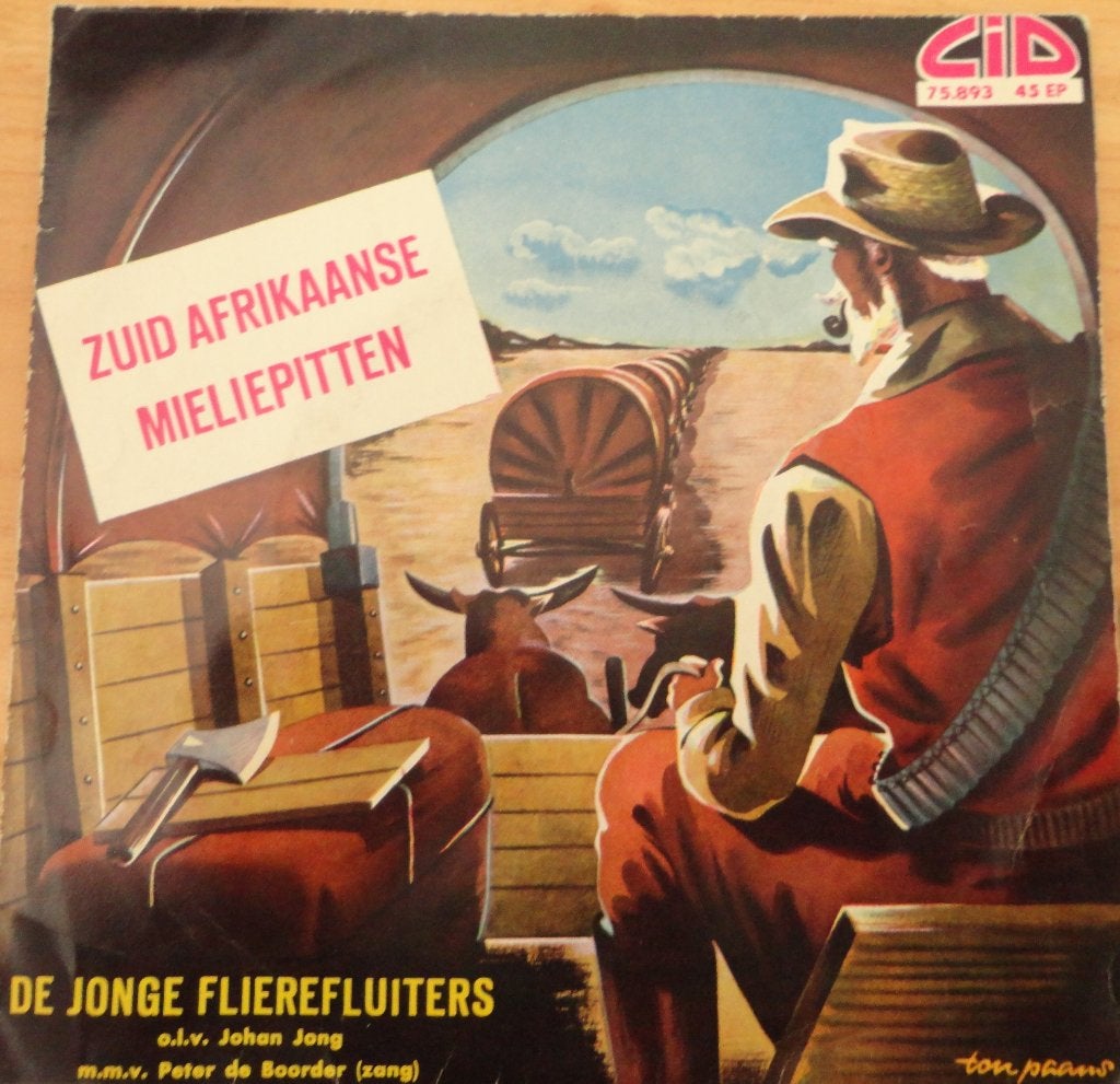 De Jonge Flierefluiters -Zuid Afrikaanse Mielepitten, Gebruikt, Overige genres, 7 inch, Single
