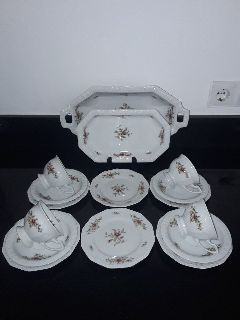 Rosenthal Maria serviesdelen met rose roosjes, Huis en Inrichting, Keuken | Servies, Overige merken, Verzenden, Zo goed als nieuw