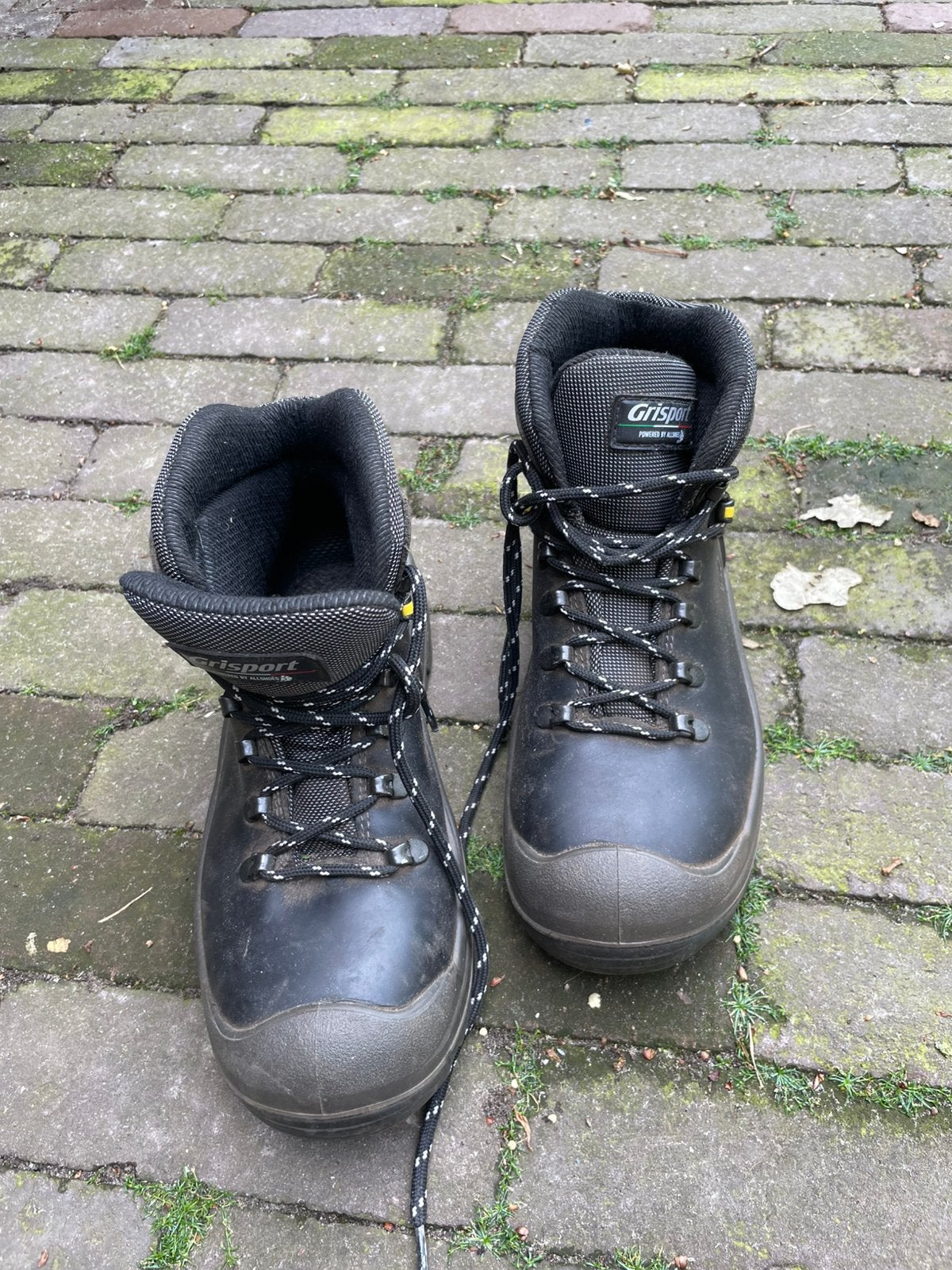 Wandelschoenen / Werkschoenen Grisport - Maat 38 zgan, Ophalen of Verzenden, Gedragen, Zwart, Wandelschoenen