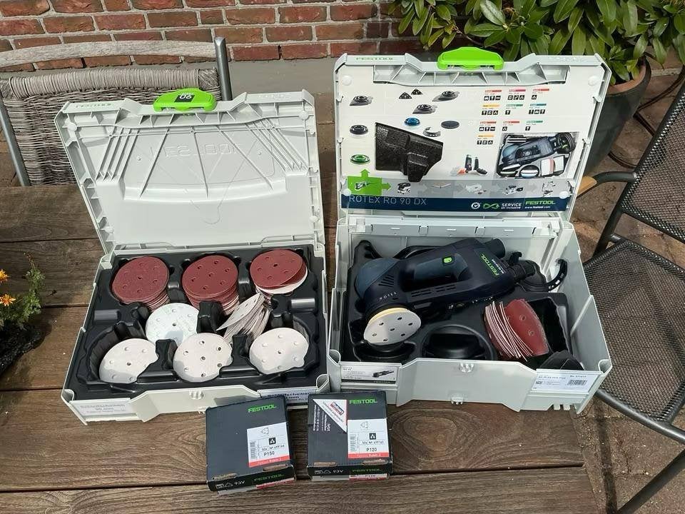 Festool Rotex 90 Bouwjaar september 2026!., Doe-het-zelf en Verbouw, Ophalen, Nieuw, 600 tot 1200 watt, Excentrische schuurmachine