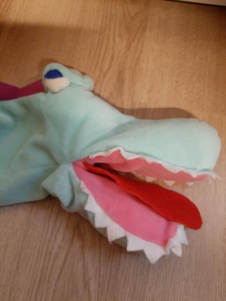 IKEA krokodil handpop 27 cm, Ophalen of Verzenden