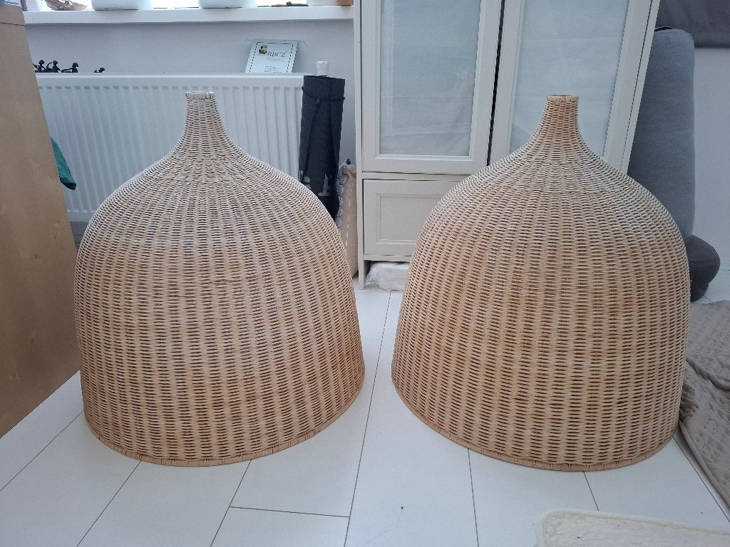 IKEA RIETEN LAMPENKAPPEN, Ophalen, Gebruikt, Natuurlijk materiaal