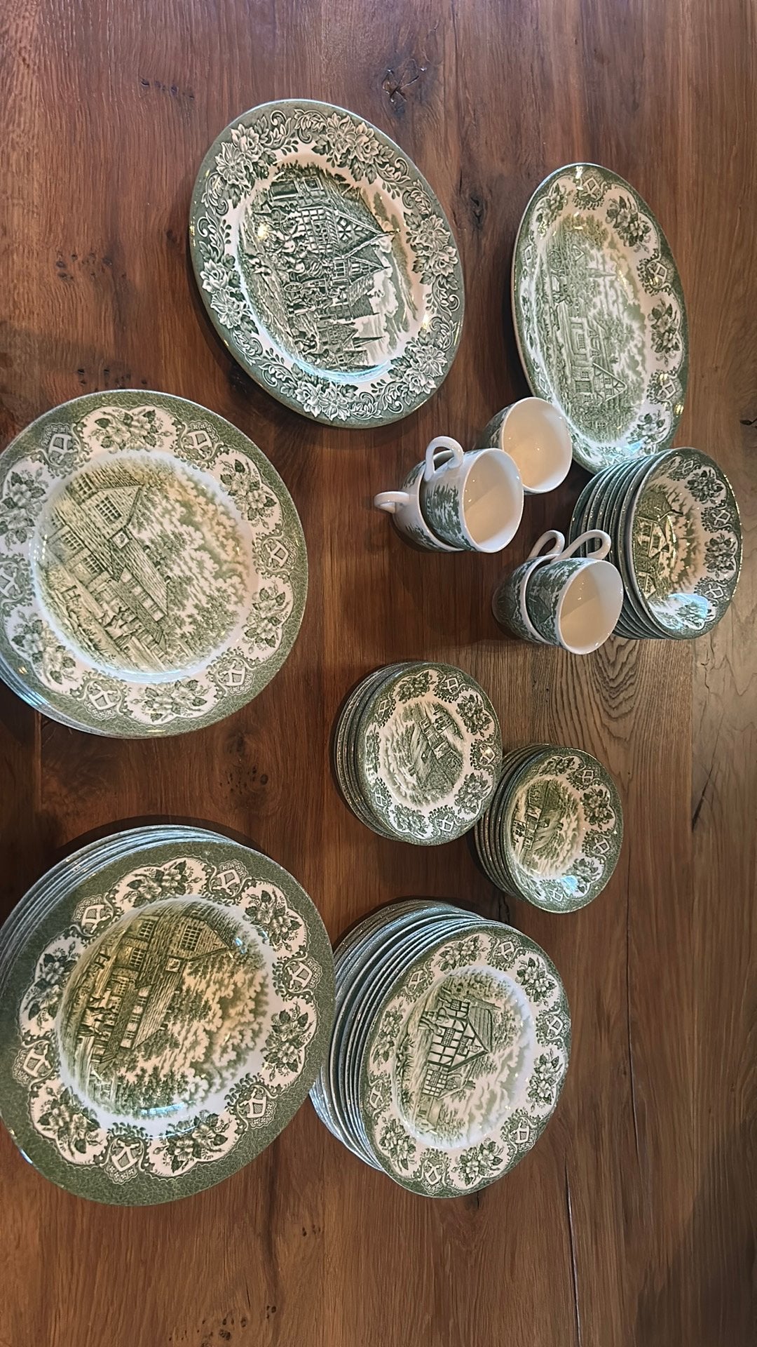 Englisch Ironstone tableware old inns serie, Ophalen, Overige merken, Zo goed als nieuw, Bord(en)