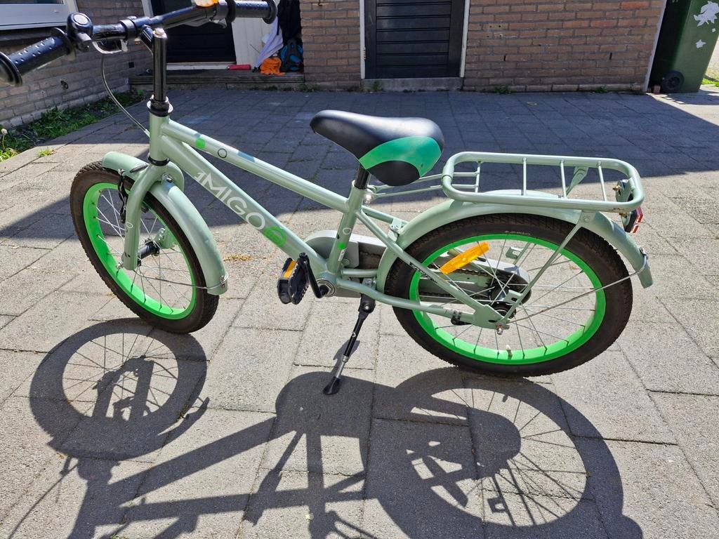 Nette 18 inch jongensfiets - Amigo, Ophalen, Terugtraprem, Amigo, 16 tot 20 inch