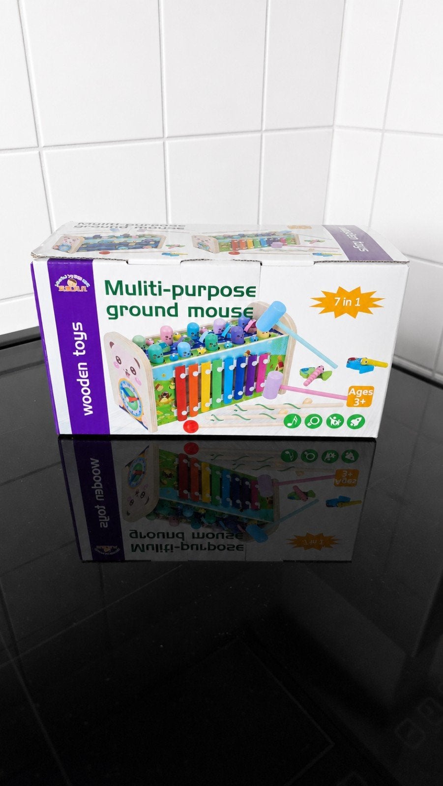 Houten Speelgoed: Multi-purpose Ground Mouse 7-in-1, Ophalen of Verzenden, Nieuw, Jongen of Meisje