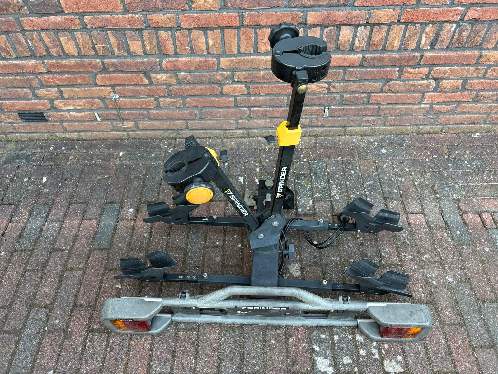 Spinder Hawk Trekhaak Fietsendrager voor 2 fietsen, Auto diversen, Fietsendragers, Gebruikt, Trekhaakdrager, 2 fietsen, Elektrische fiets