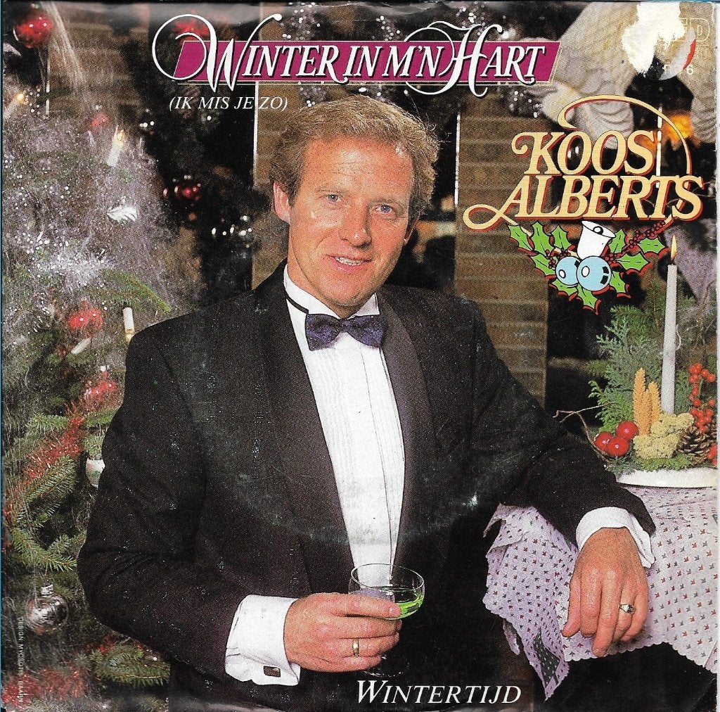 Koos Alberts - Winter in mijn hart (Ik mis je zo), Cd's en Dvd's, Ophalen of Verzenden, Gebruikt, 7 inch, Nederlandstalig