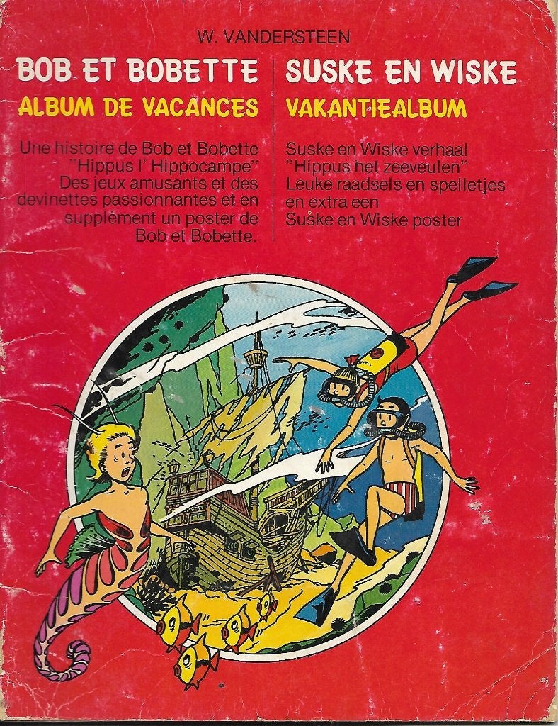 Suske en Wiske - Vakantie album 2 talig (Smarties), Eén stripboek, Ophalen of Verzenden, Gelezen