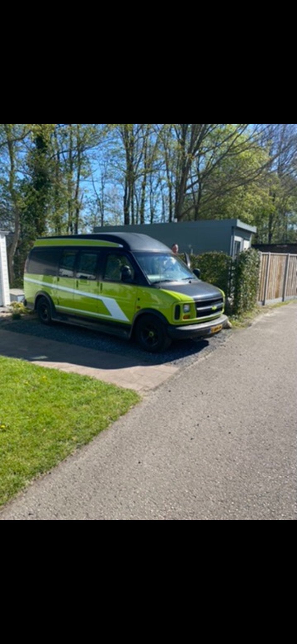 Chevrolet 2000 Groen camper, Particulier, 5734 cc, Te koop, Groen