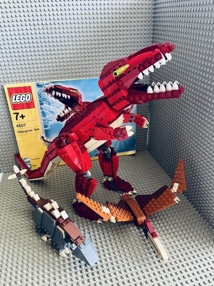 Lego Designer Set 4507 Dinosaurus, Gebruikt, Overige thema's, Lego, Inclusief instructies