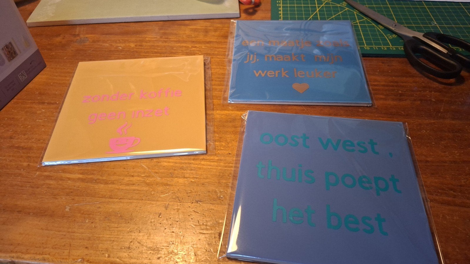 tegels bedrukt  in iedere  gewenste  tekst, Ophalen, Nieuw