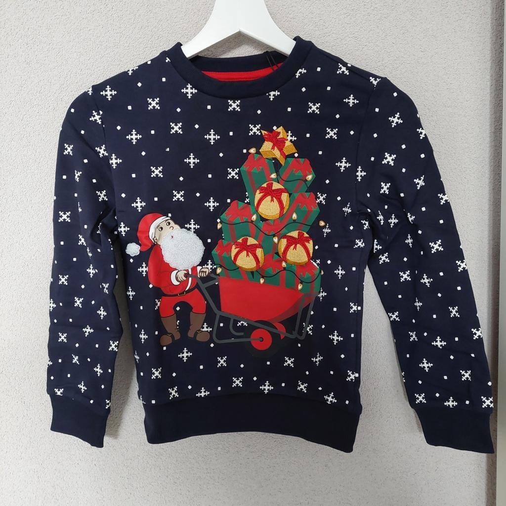 Jongens kerst sweater van WE Fashion maat 122-128 NIEUW, WE, Jongen of Meisje, Trui of Vest, Nieuw