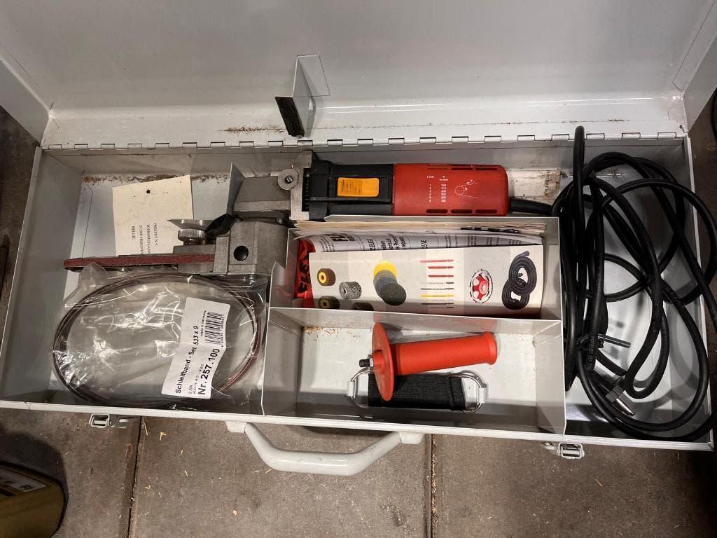 FLEX Hand schuurbandmachine -  Power file, Ophalen, Zo goed als nieuw, 600 tot 1200 watt, Bandschuurmachine