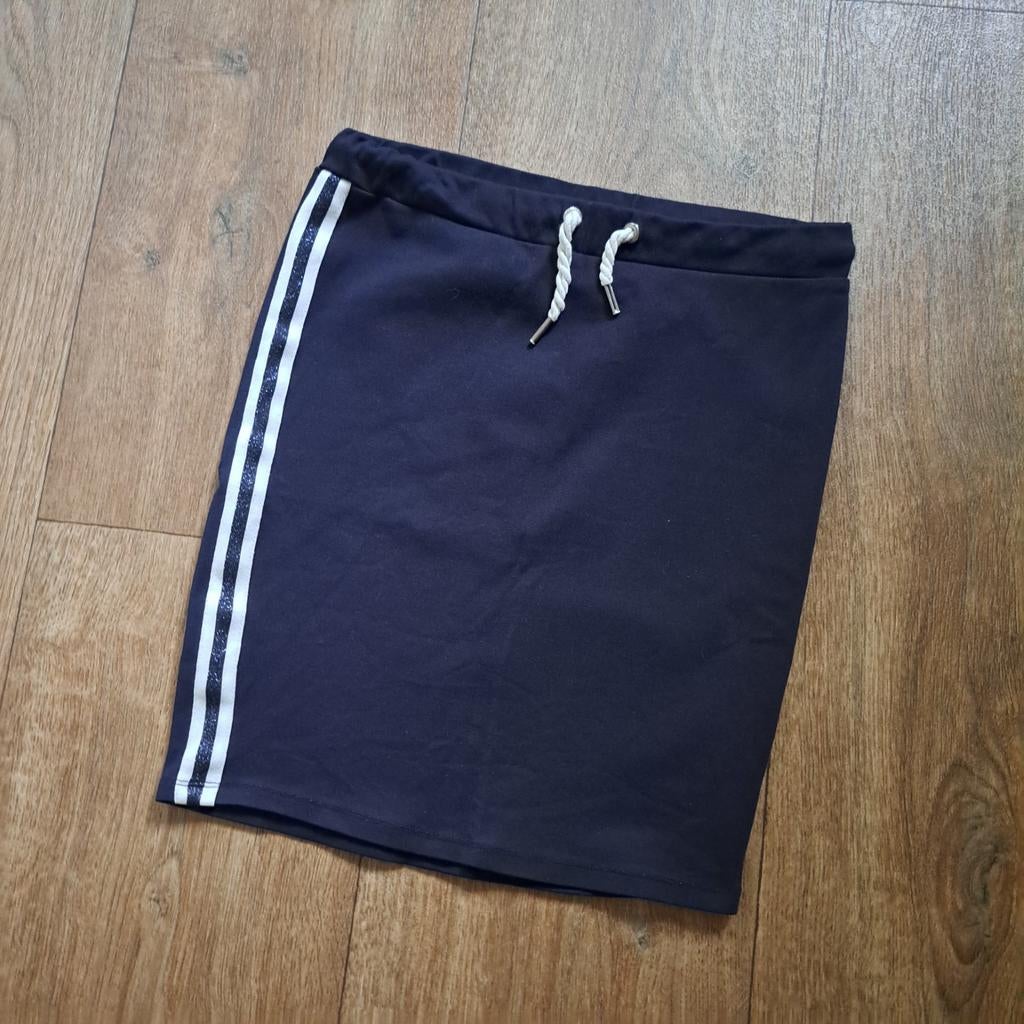 donker blauwe tricot rok mt 176, Meisje, Ophalen of Verzenden, Zo goed als nieuw, Jurk of Rok