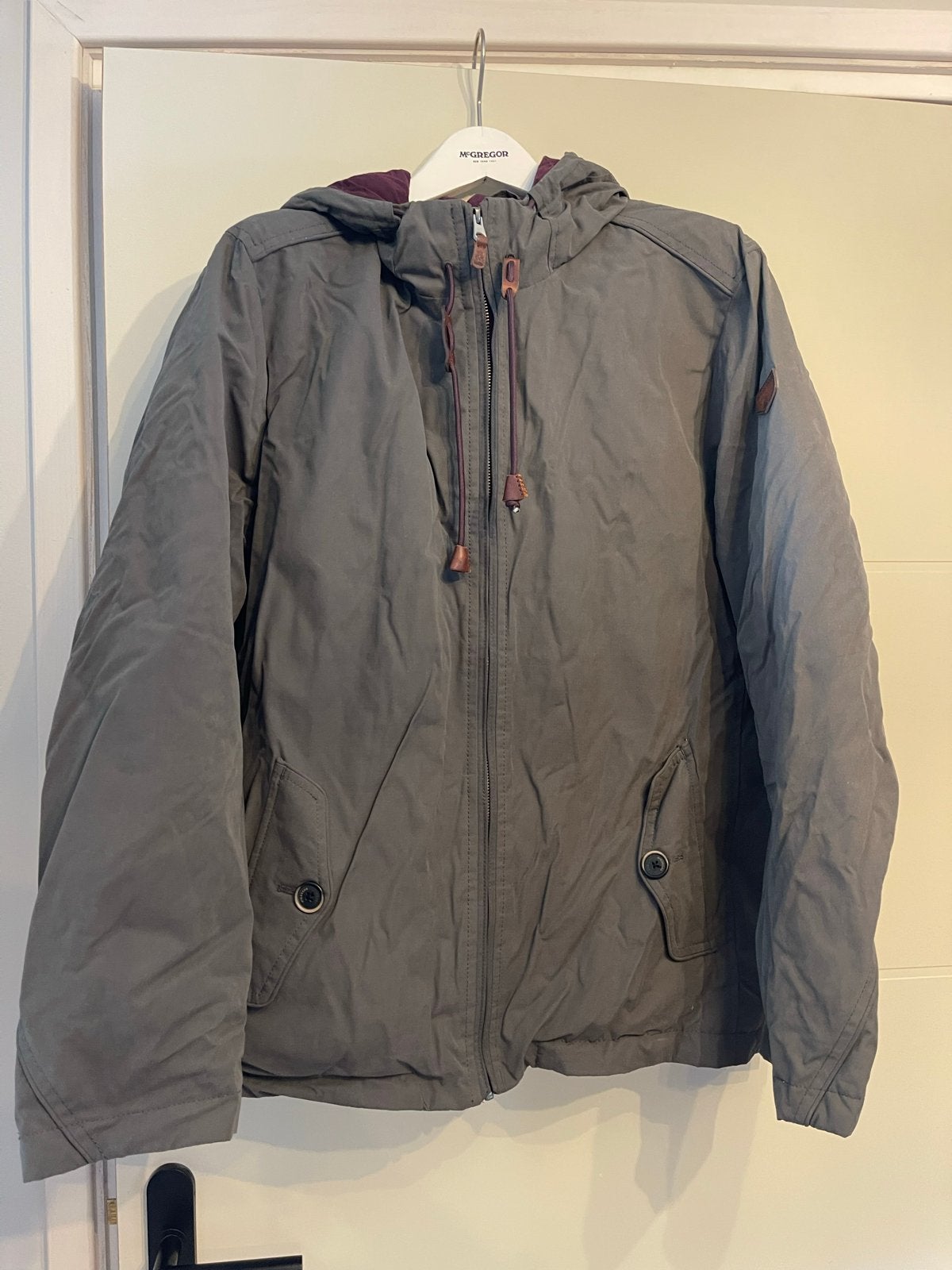 McGregor winterjas met donsvulling - Maat 56, Kleding | Heren, Ophalen of Verzenden, Zo goed als nieuw, Maat 56/58 (XL), Grijs