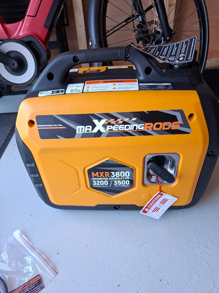 Inverter Generator MXR 3800 Super stil nieuw in doos, Ophalen, Benzine, Nieuw, Geluidgedempt