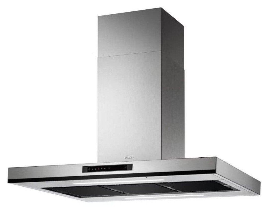 AEG DİK6180HG Eiland Afzuigkap - Nieuw in Doos, Ophalen, Nieuw, 400 tot 600 m³ per uur, Eilandschouwkap