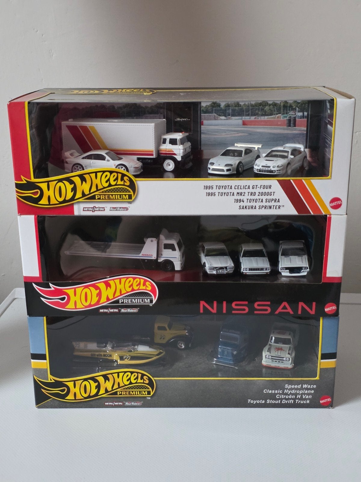 Hot Wheels Premium Collectie: 3 Sets met Diverse Voertuigen, Ophalen of Verzenden, Nieuw