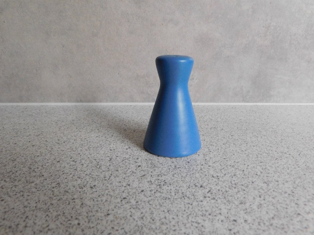 Zoutvaatje 6 cm. Blauw, Antiek en Kunst, Ophalen of Verzenden