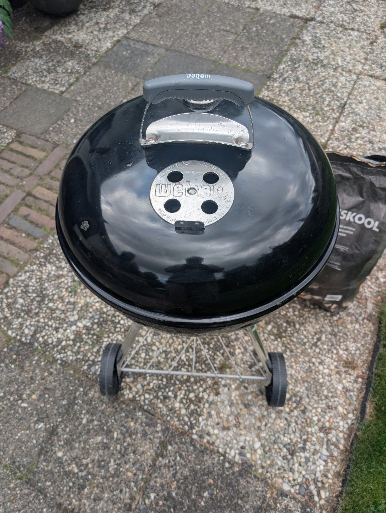 Weber barbecue 47 cm, Tuin en Terras, Houtskoolbarbecues, Ophalen, Gebruikt, Weber, Met accessoires