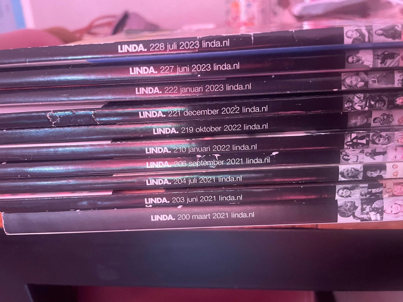 LINDA. magazines - diverse edities 2021-2023, Ophalen of Verzenden, Gelezen, Damesbladen