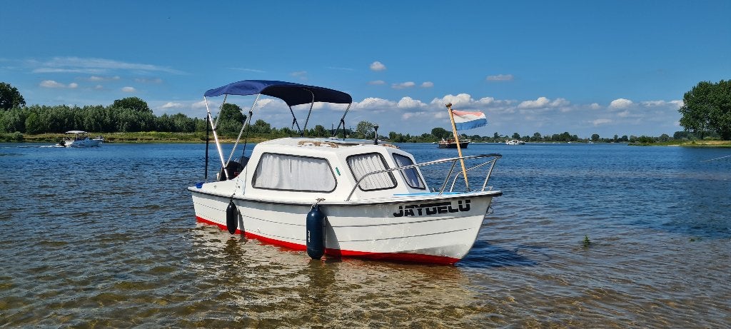 Placom 500 kajuitboot inclusief trailer & i.o. 9.9 pk Yamaha, Overige merken, Gebruikt, Kajuitboot, Polyester