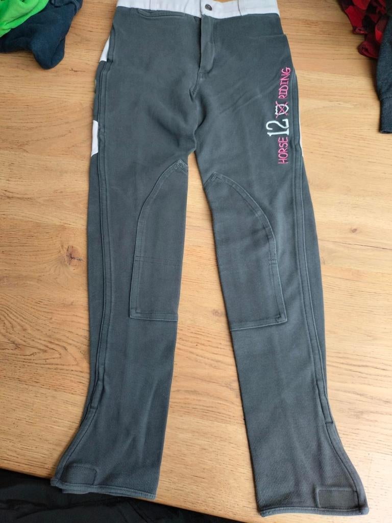 Paardrijbroek Fouganza maat 146, Broek, Gebruikt, Meisje, Ophalen of Verzenden