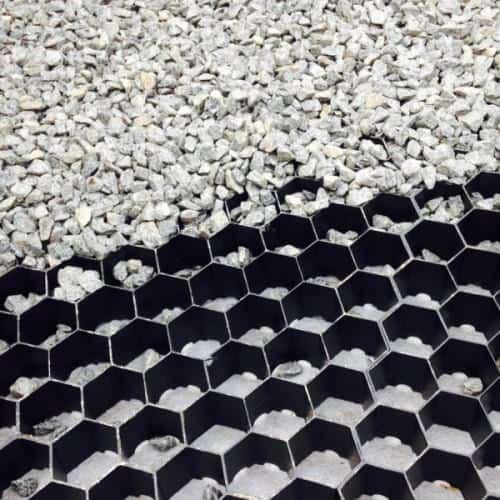 Grindplaten Splitplaten doek grind bestrating honingraat, Ophalen, Zo goed als nieuw