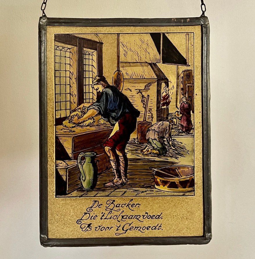 Glasschilderij De Bakker, Ophalen of Verzenden