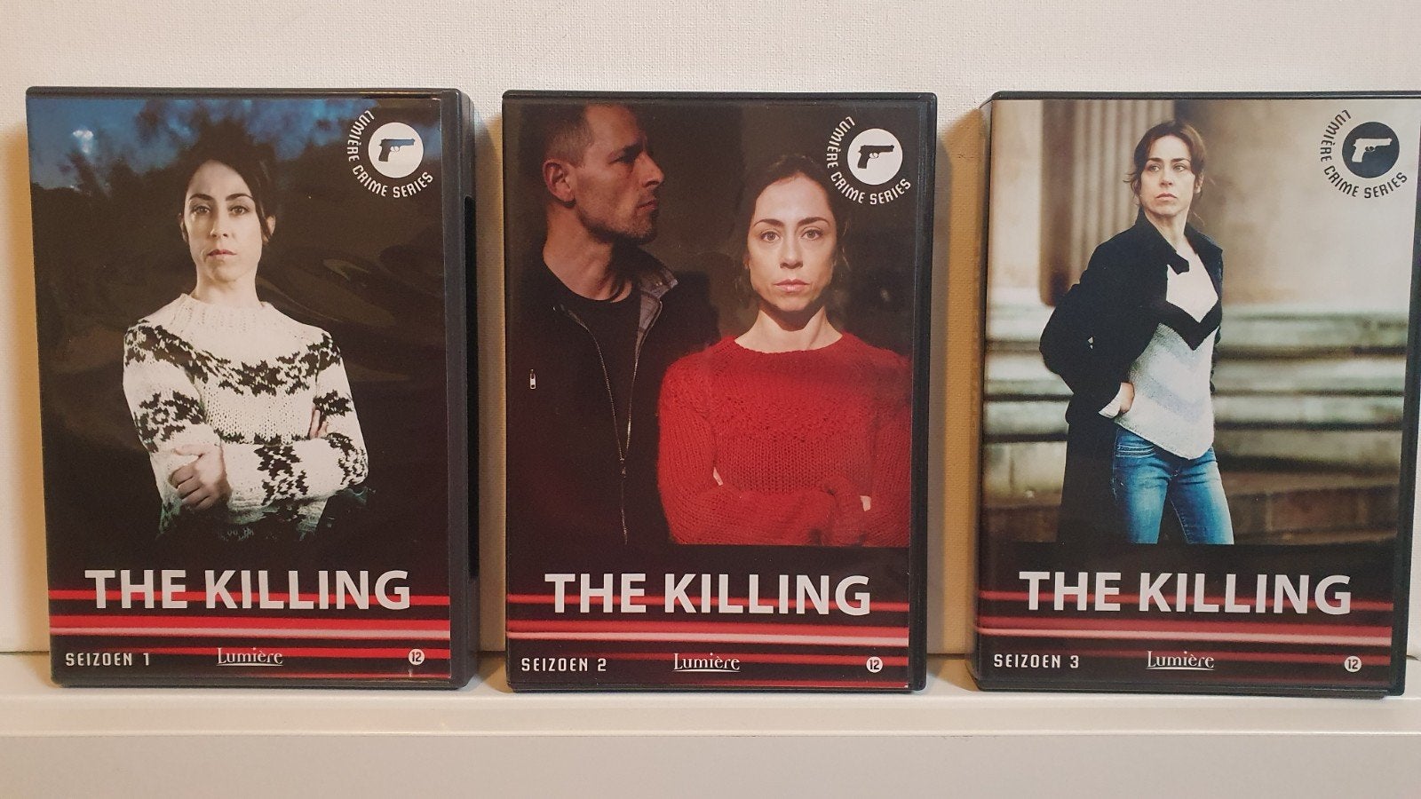 The Killing - Seizoen 1, 2 en 3 DVD Boxset, Setprijs, Vanaf 16 jaar, Verzenden, Gebruikt, Detective en Krimi