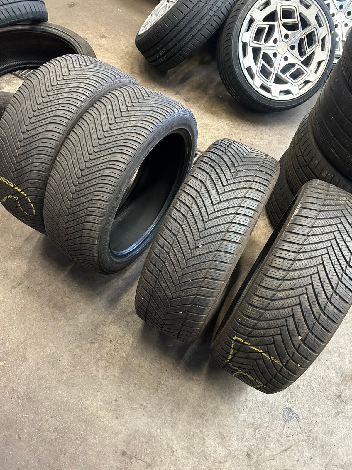 Allseasonbanden 225 45 19, 19 inch, Gebruikt, Ophalen of Verzenden, All Season