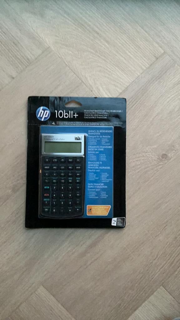 Nieuwe hp 10BII+ financiële rekenmachine, Ophalen of Verzenden, Nieuw
