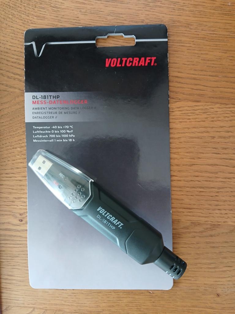 Data logger Voltcraft DL-181THP, Ophalen of Verzenden