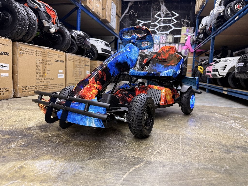 elektrische GO kart 36v 250w blauw/rood – 25km per uur, Ophalen of Verzenden, Nieuw