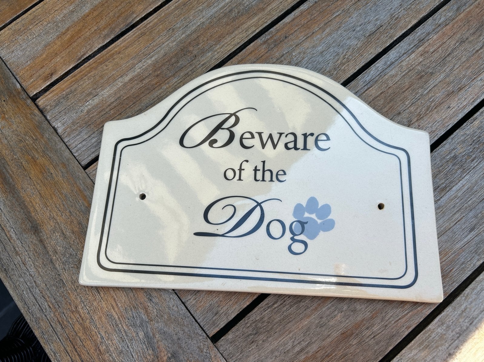 Waakbordje hond, Dieren en Toebehoren, Honden-accessoires, Ophalen of Verzenden