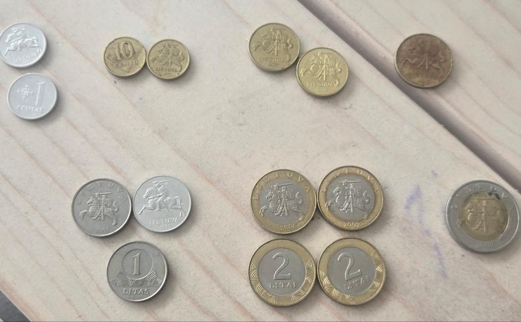 Litai / Lietuva (litouwen) munten gehele serie, Postzegels en Munten, Ophalen of Verzenden, Overige landen